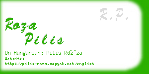 roza pilis business card